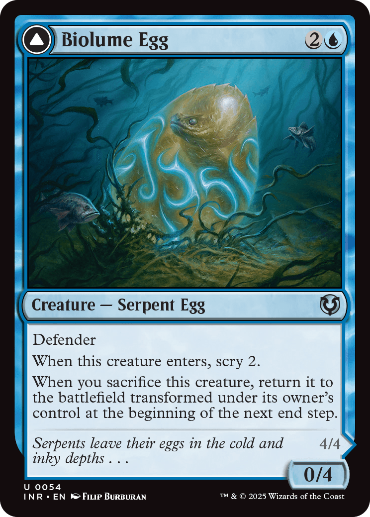 MTG Innistrad Remastered 0054 Biolume Egg