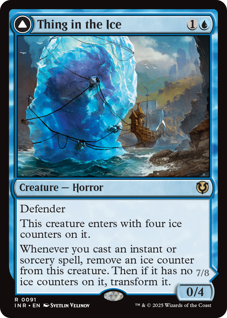 MTG Innistrad Remastered 0091 Thing in the Ice