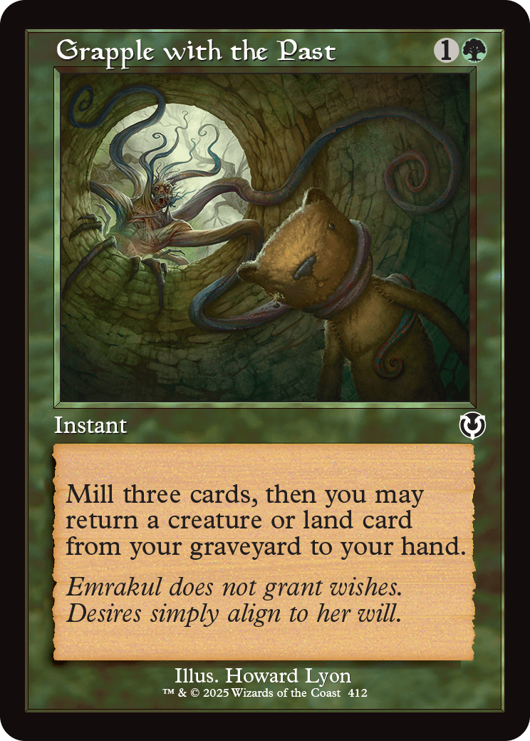 MTG Innistrad Remastered 412 Grapple with the Past Retro Frame