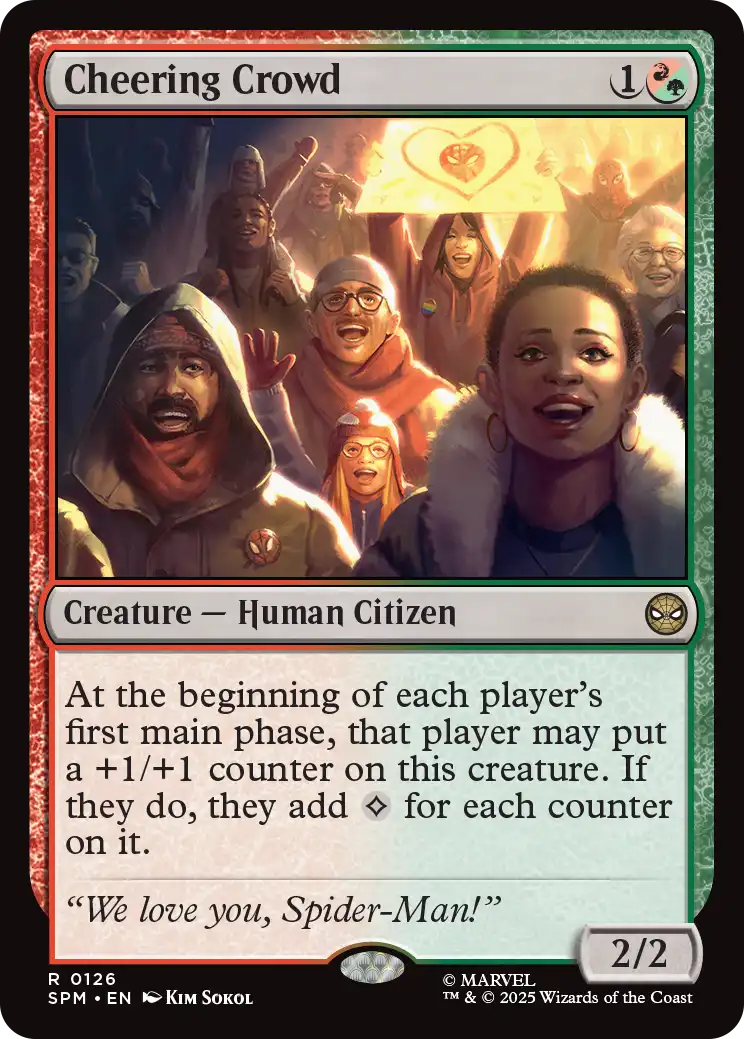 MTG - Marvel's Spider-man 0126 Cheering Crowd