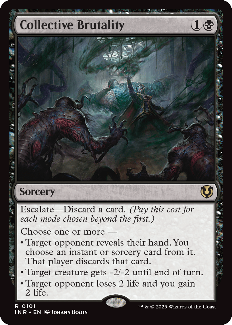 MTG Innistrad Remastered 0101 Collective Brutality