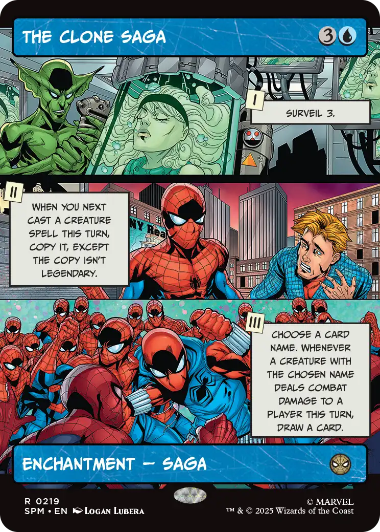 MTG - Marvel's Spider-man 0219 The Clone Saga Borderless