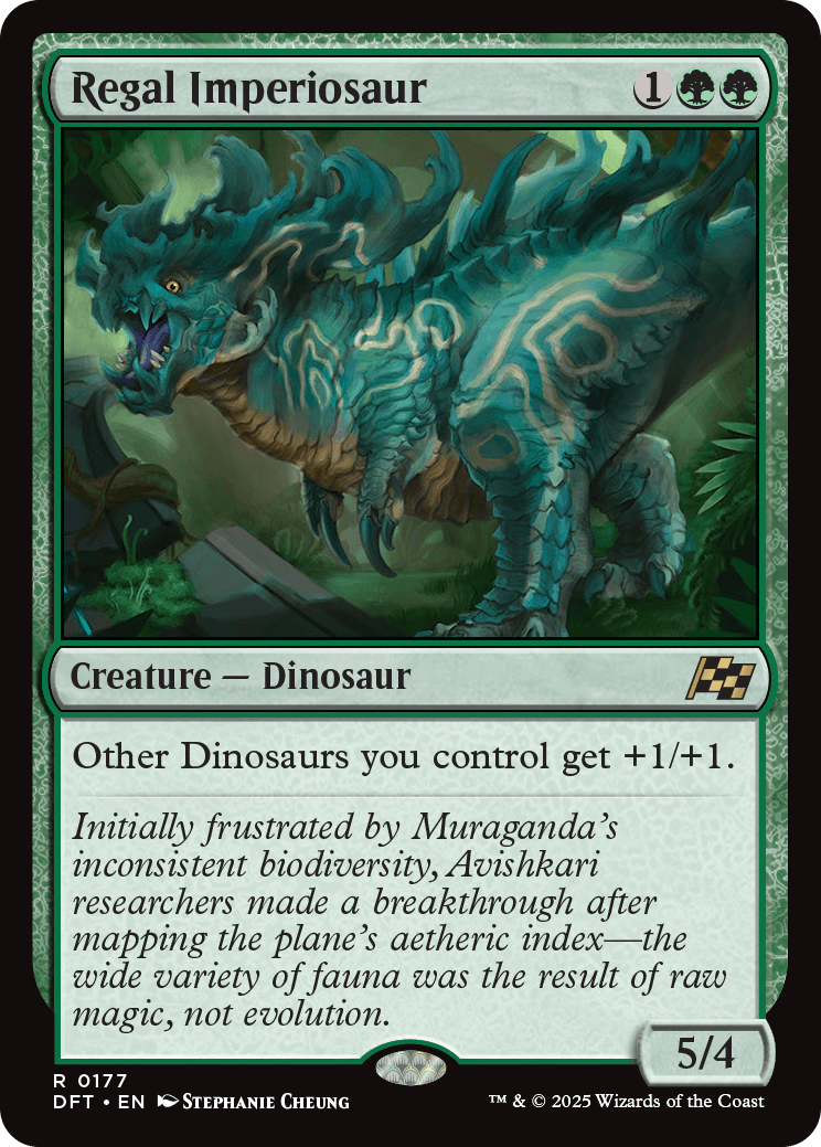 MTG Aetherdrift 0177 Regal Imperiosaur