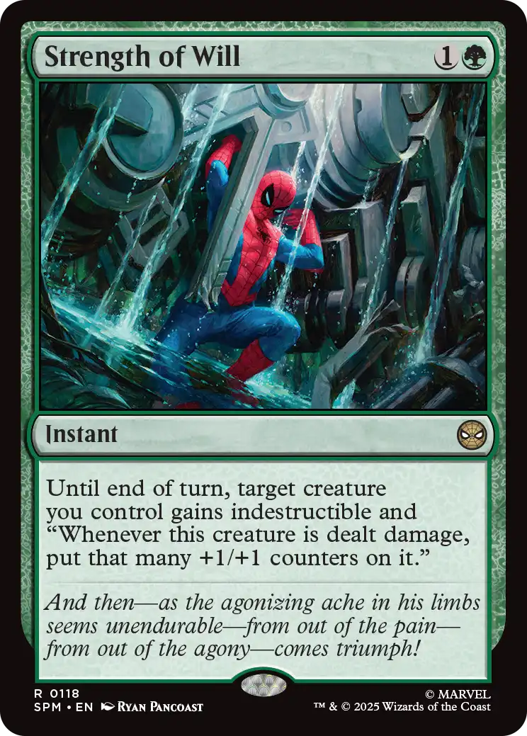 MTG - Marvel's Spider-man 0118 Strength of Will