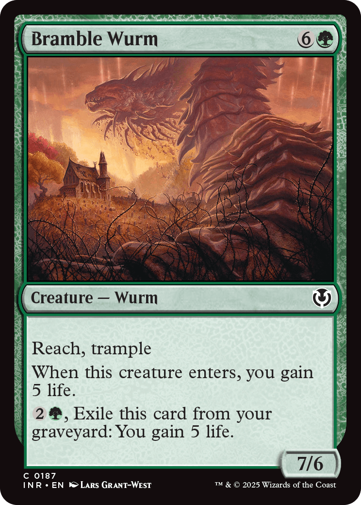 MTG Innistrad Remastered 0187 Bramble Wurm