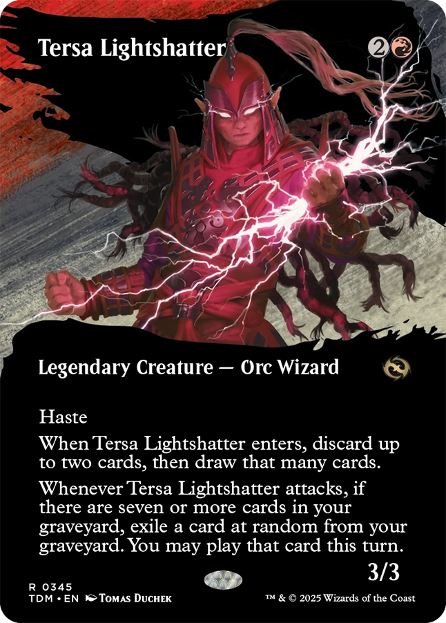 Tarkir: Dragonstorm 0345 Tersa Lightshatter Borderless
