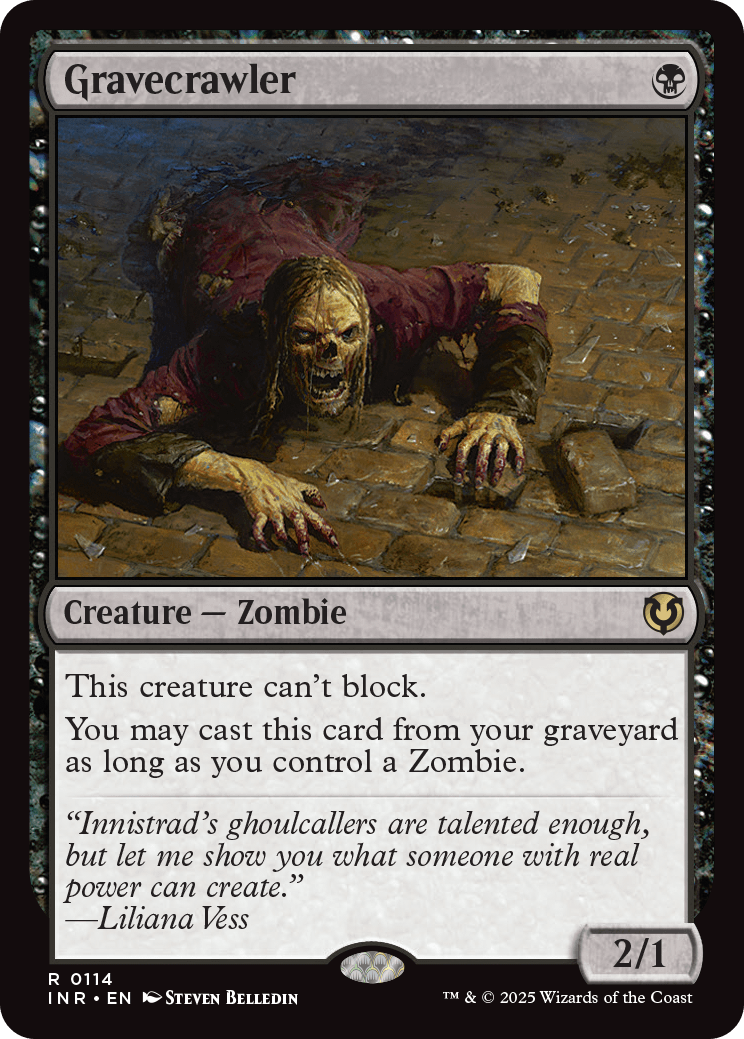 MTG Innistrad Remastered 0114 Gravecrawler