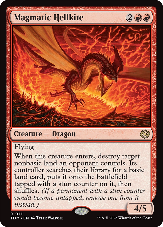 Tarkir: Dragonstorm 0111 Magmatic Hellkite