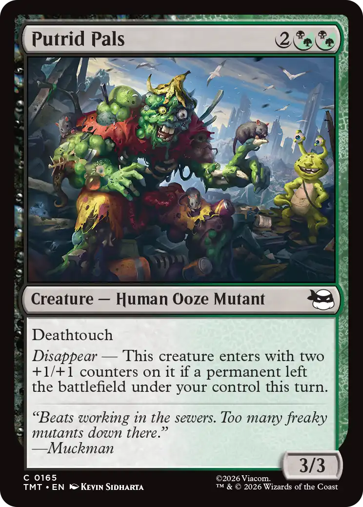 MTG Teenage Mutant Ninja Turtles 0165 Putrid Pals
