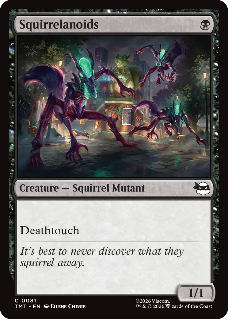 MTG Teenage Mutant Ninja Turtles 0081 Squirrelanoids