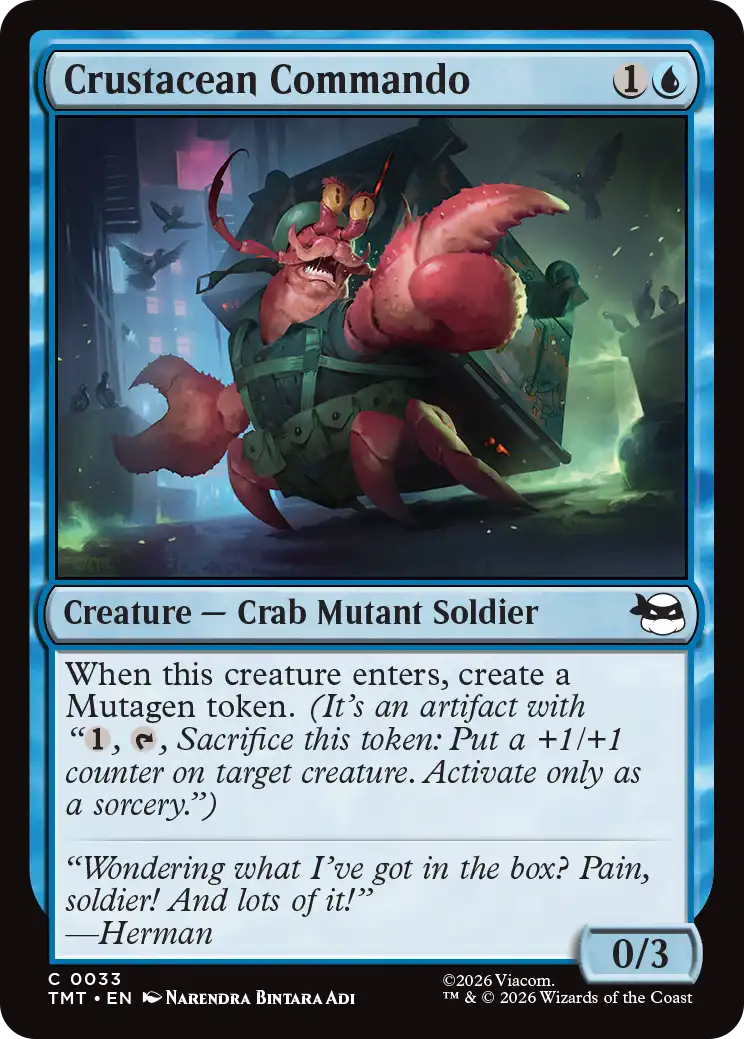 MTG Teenage Mutant Ninja Turtles 0033 Crustacean Commando