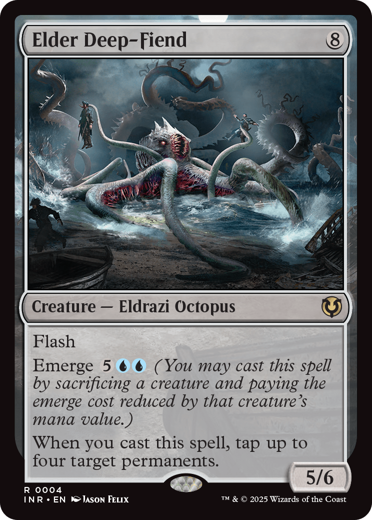 MTG Innistrad Remastered 0004 Elder Deep-Fiend