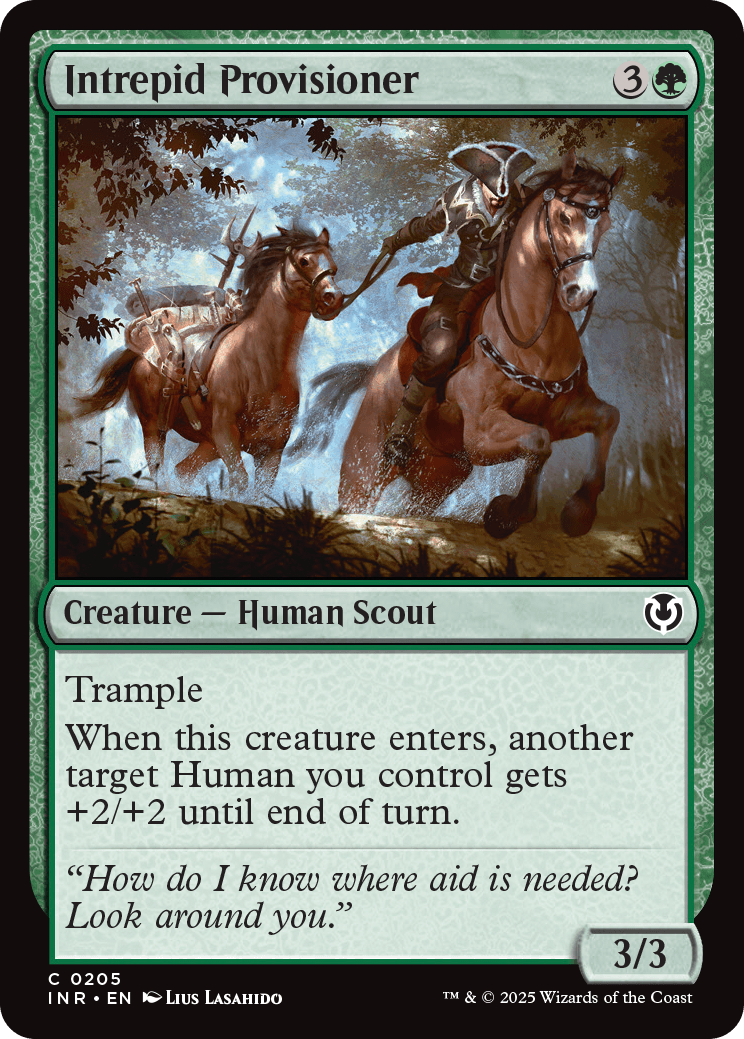 MTG Innistrad Remastered 0205 Intrepid Provisioner