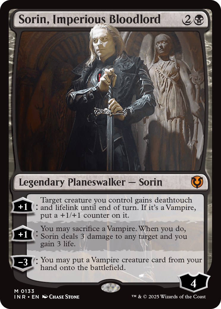MTG Innistrad Remastered 0133 Sorin, Imperious Bloodlord