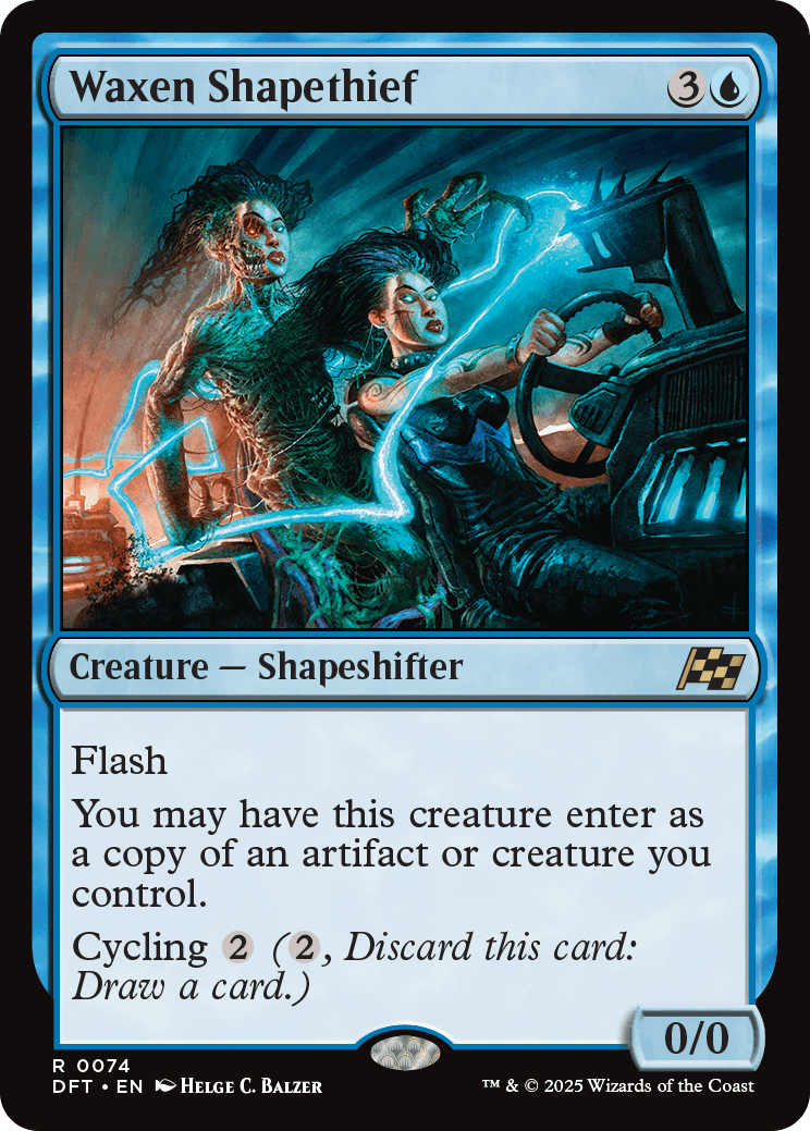 MTG Aetherdrift 0074 Waxen Shapethief
