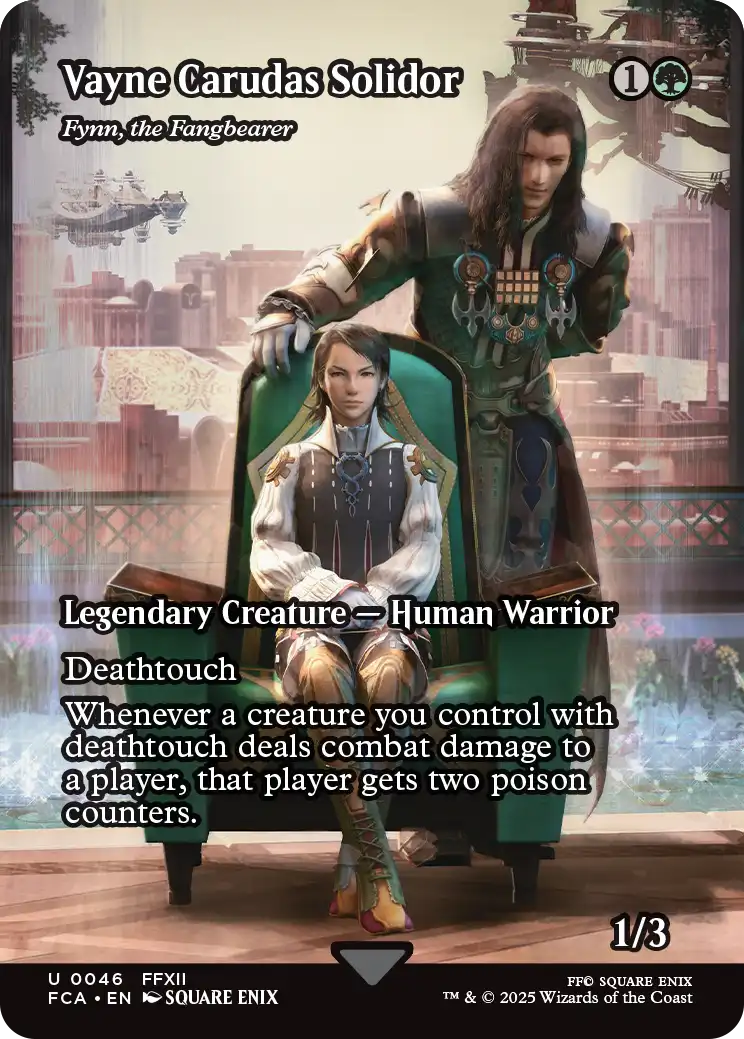 MTG - Final Fantasy 0046 Fynn, the Fangbearer Showcase