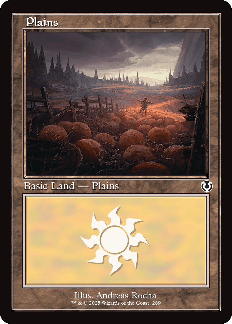 MTG Innistrad Remastered 289 Plains Retro Frame Foil