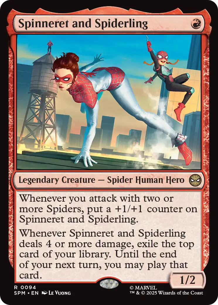 MTG - Marvel's Spider-man 0094 Spinneret and Spiderling