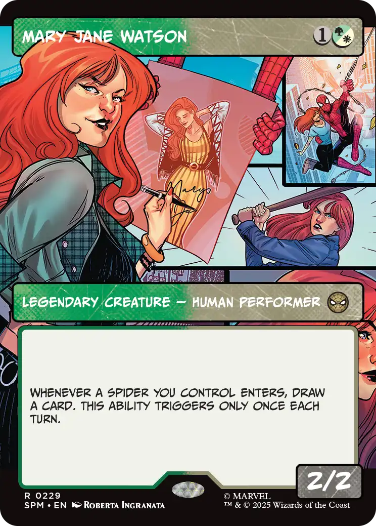 MTG - Marvel's Spider-man 0229 Mary Jane Watson Borderless