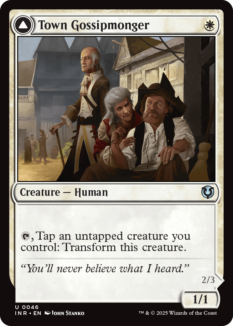 MTG Innistrad Remastered 0046 Town Gossipmonger