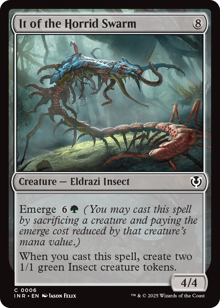 MTG Innistrad Remastered 0006 It of the Horrid Swarm