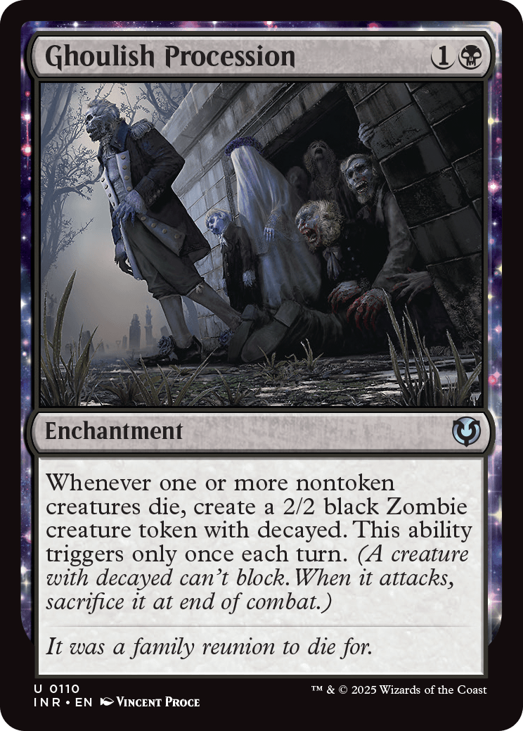 MTG Innistrad Remastered 0110 Ghoulish Procession