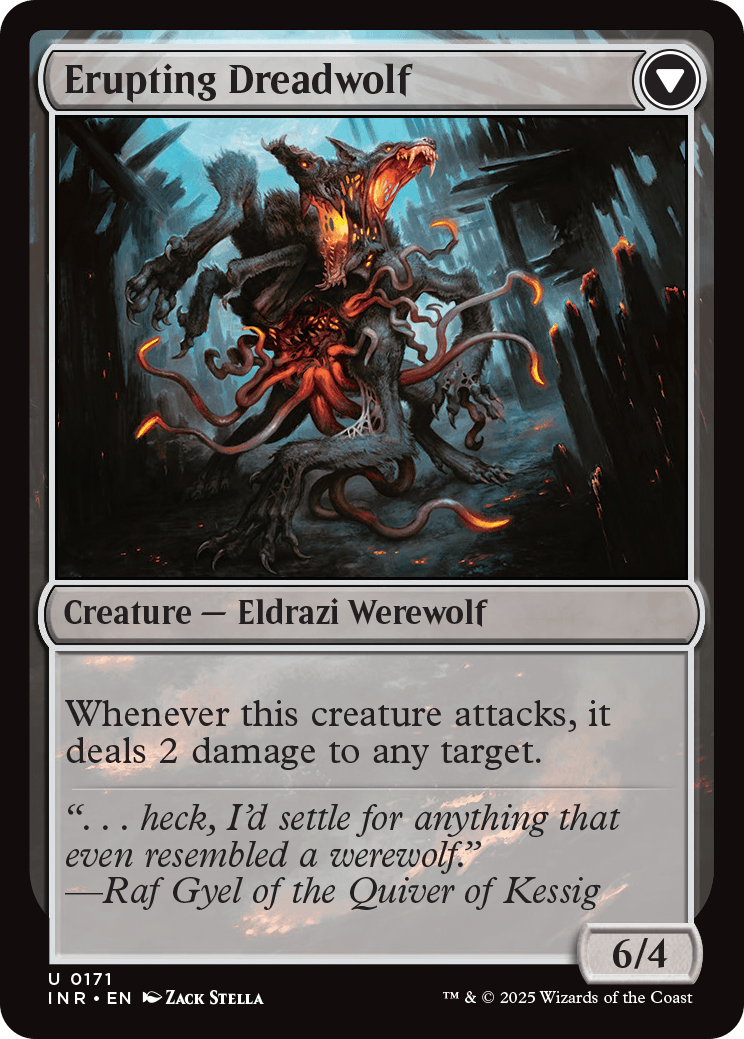 MTG Innistrad Remastered 0171 Smoldering Werewolf