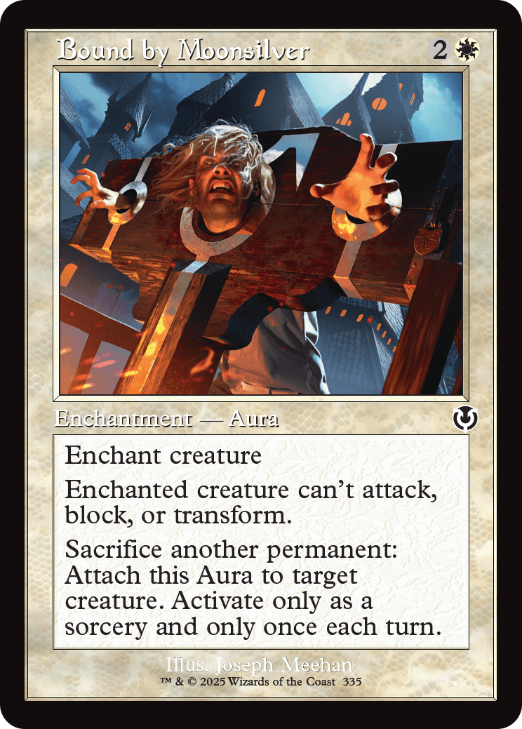 MTG Innistrad Remastered 335 Bound by Moonsilver Retro Frame