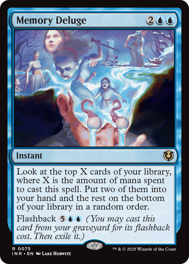 MTG Innistrad Remastered 0075 Memory Deluge