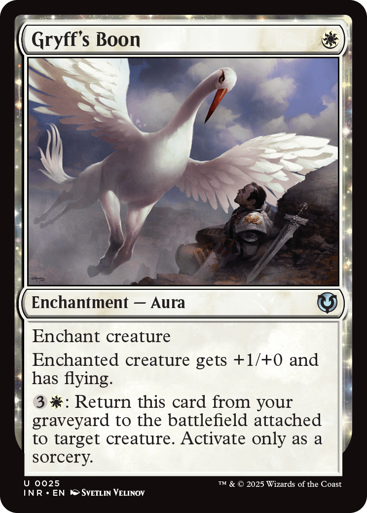 MTG Innistrad Remastered 0025 Gryff's Boon