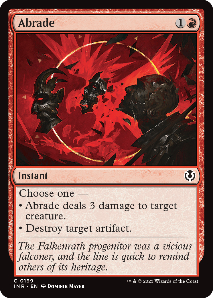 MTG Innistrad Remastered 0139 Abrade