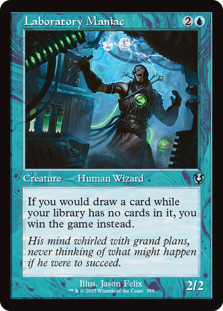 MTG Innistrad Remastered 359 Laboratory Maniac Retro Frame
