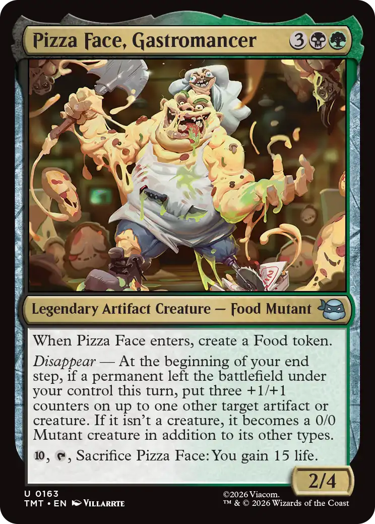 MTG Teenage Mutant Ninja Turtles 0163 Pizza Face, Gastromancer