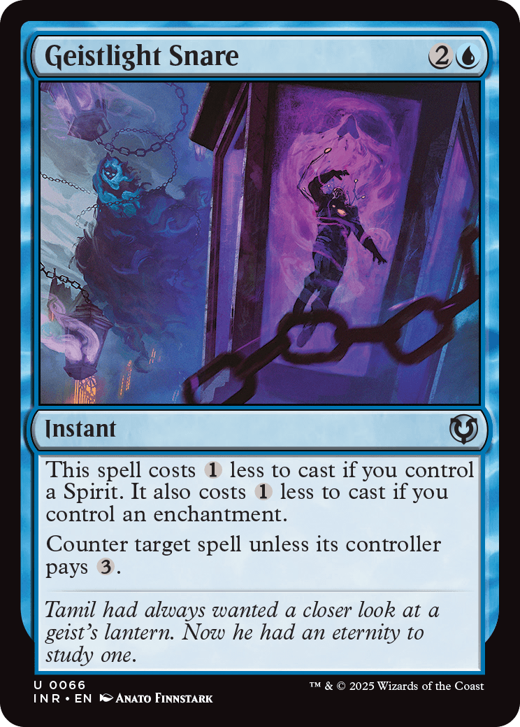 MTG Innistrad Remastered 0066 Geistlight Snare