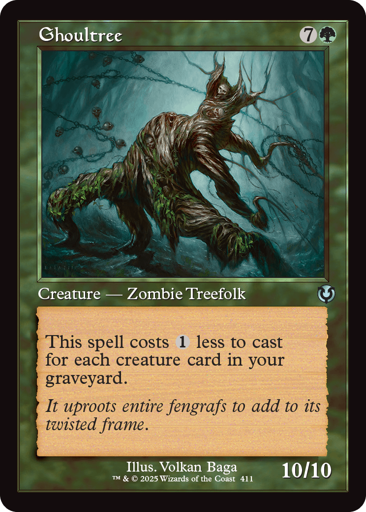 MTG Innistrad Remastered 411 Ghoultree Retro Frame