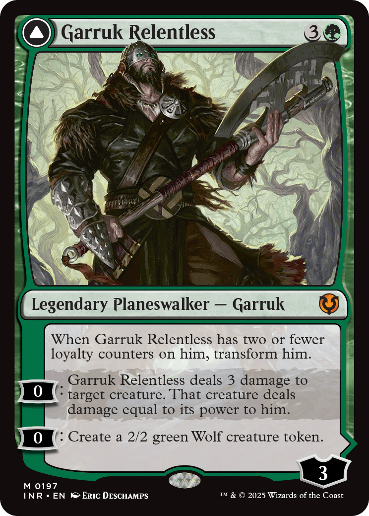 MTG Innistrad Remastered 0197 Garruk Relentless