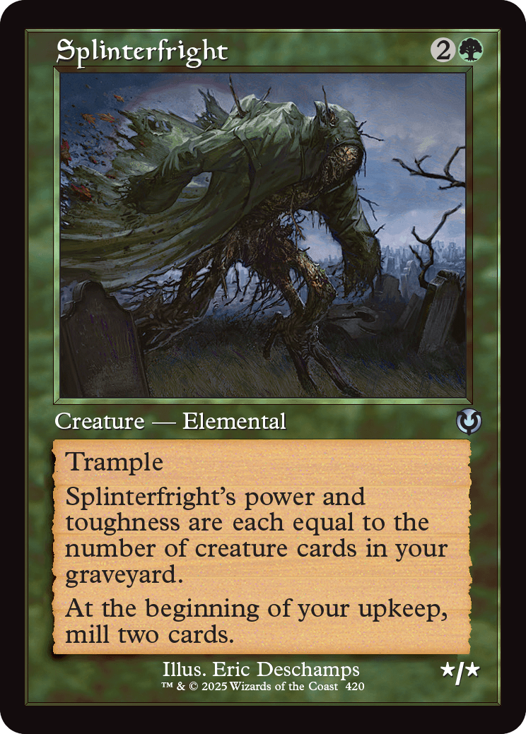 MTG Innistrad Remastered 420 Splinterfright Retro Frame