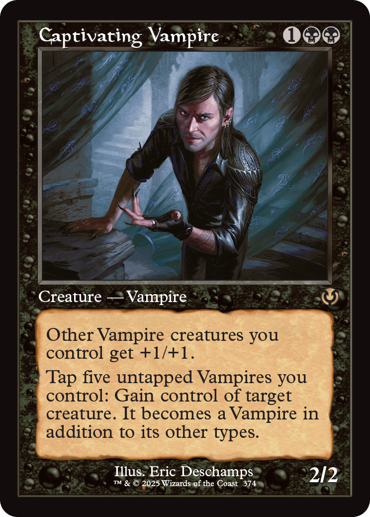 MTG Innistrad Remastered 374 Captivating Vampire Retro Frame