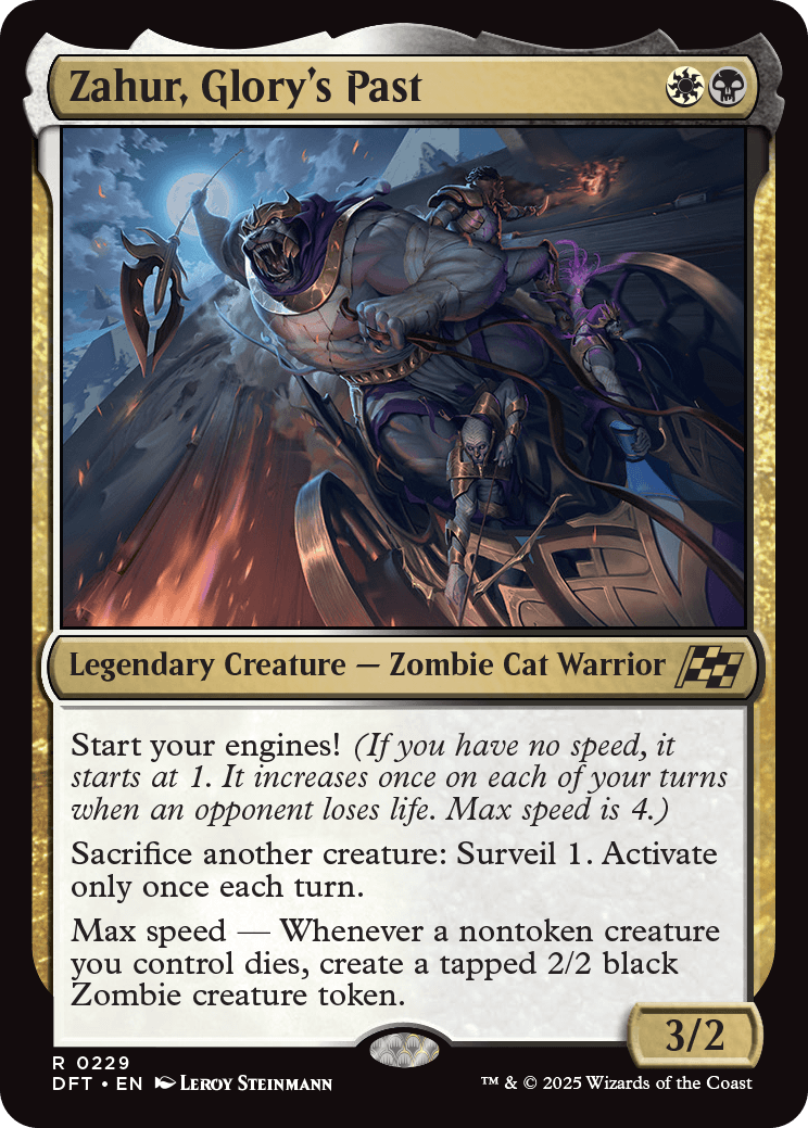 MTG Aetherdrift 0229 Zahur, Glory's Past