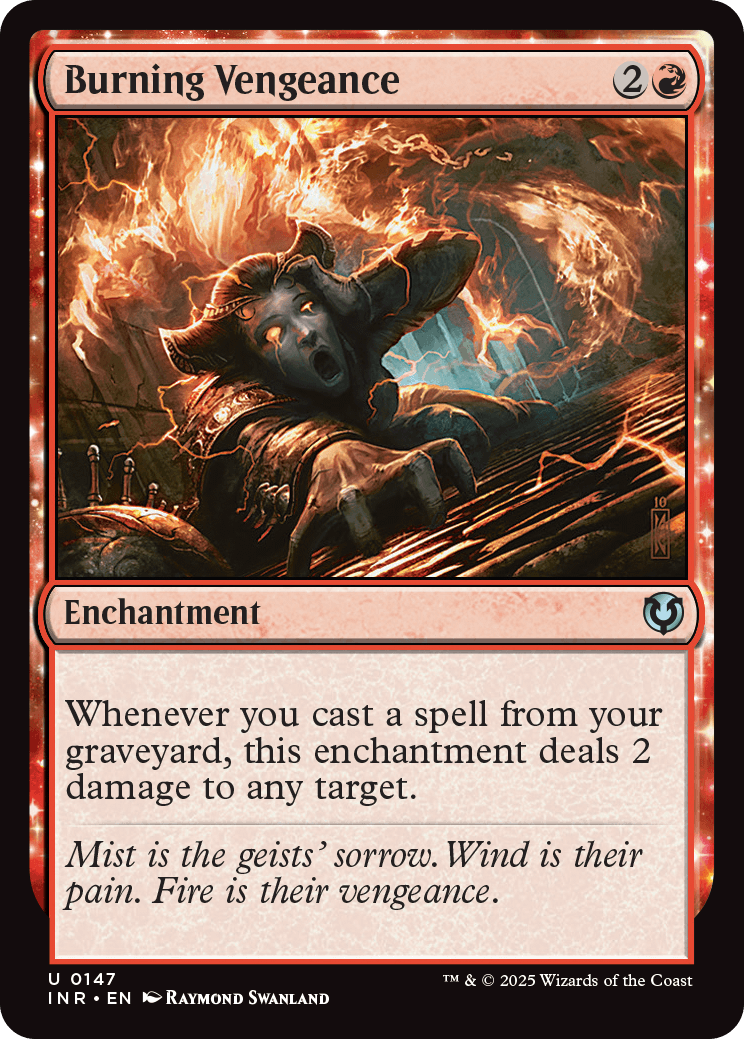 MTG Innistrad Remastered 0147 Burning Vengeance