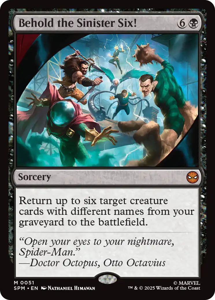 MTG - Marvel's Spider-man 0051 Behold the Sinister Six!