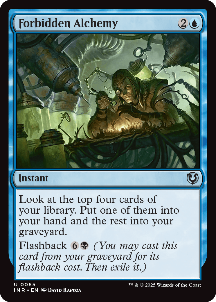 MTG Innistrad Remastered 0065 Forbidden Alchemy