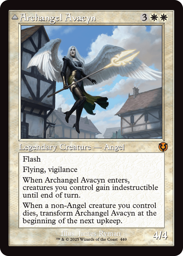 MTG Innistrad Remastered 449 Archangel Avacyn Retro Frame