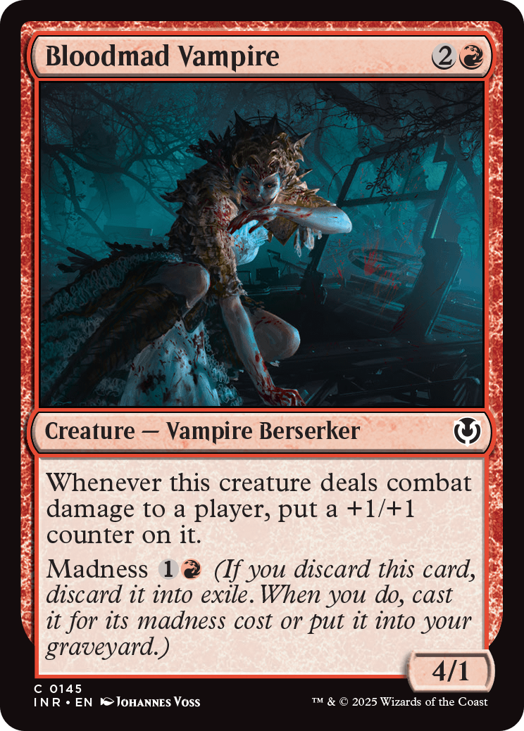 MTG Innistrad Remastered 0145 Bloodmad Vampire