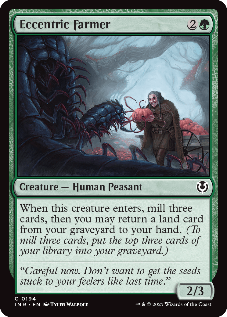 MTG Innistrad Remastered 0194 Eccentric Farmer