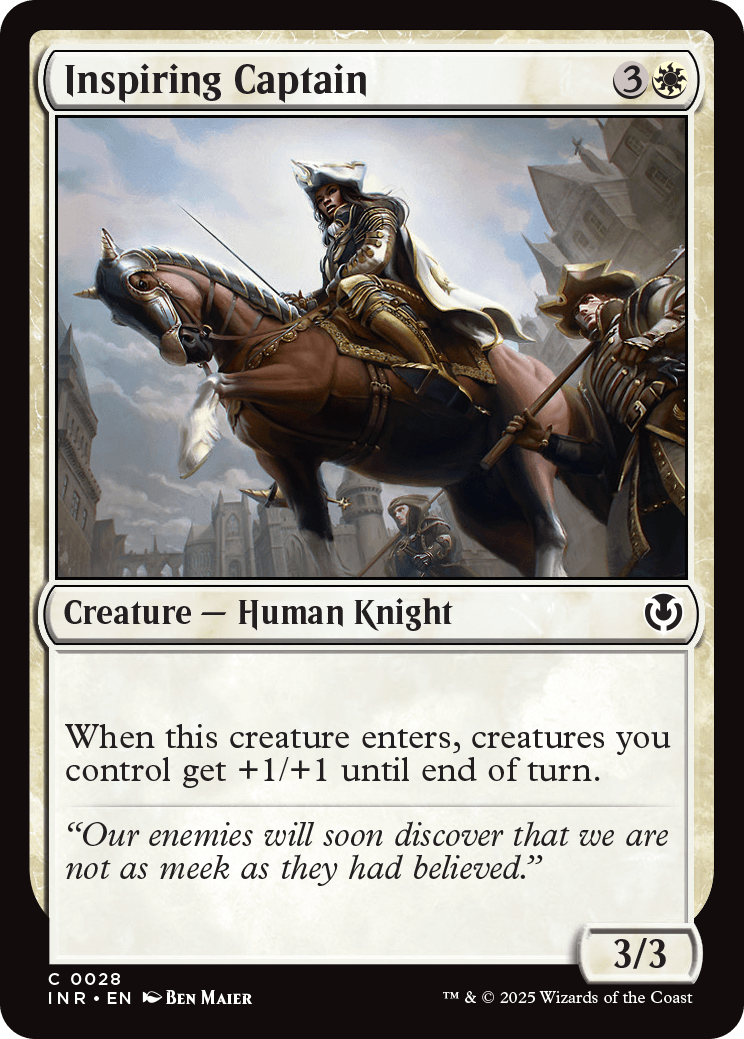 MTG Innistrad Remastered 0028 Inspiring Captain