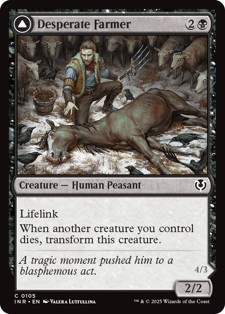 MTG Innistrad Remastered 0105 Desperate Farmer