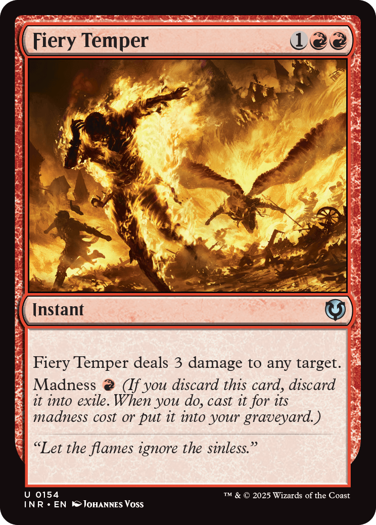 MTG Innistrad Remastered 0154 Fiery Temper