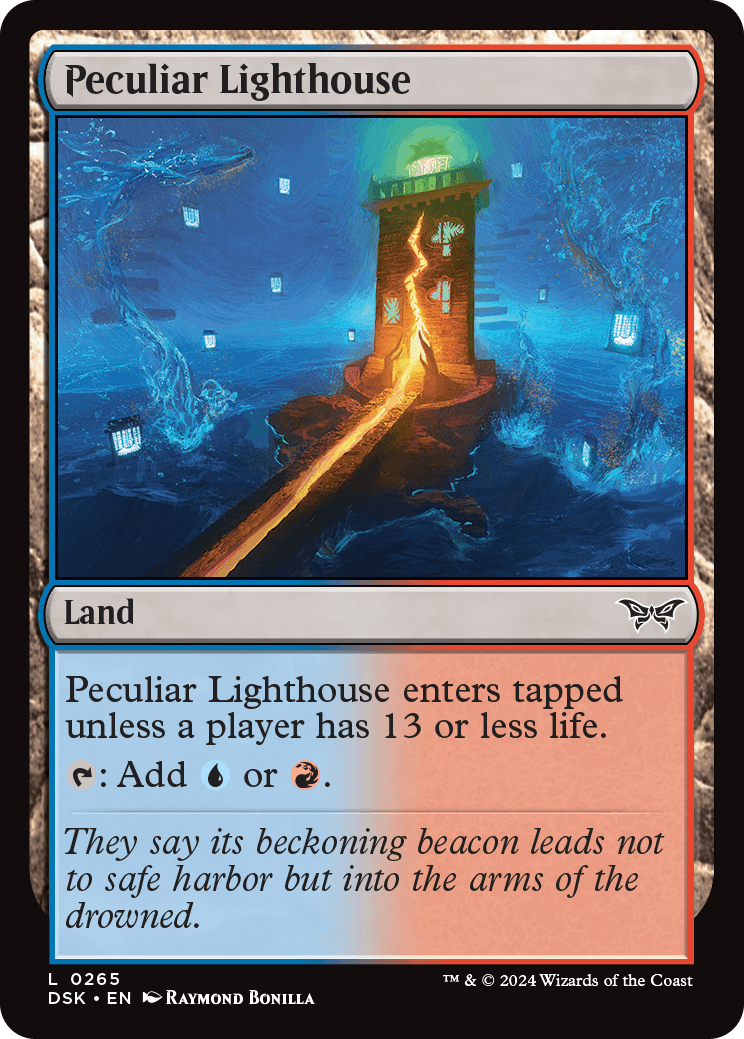 MTG Duskmourn House of Horrors 0265 Peculiar Lighthouse
