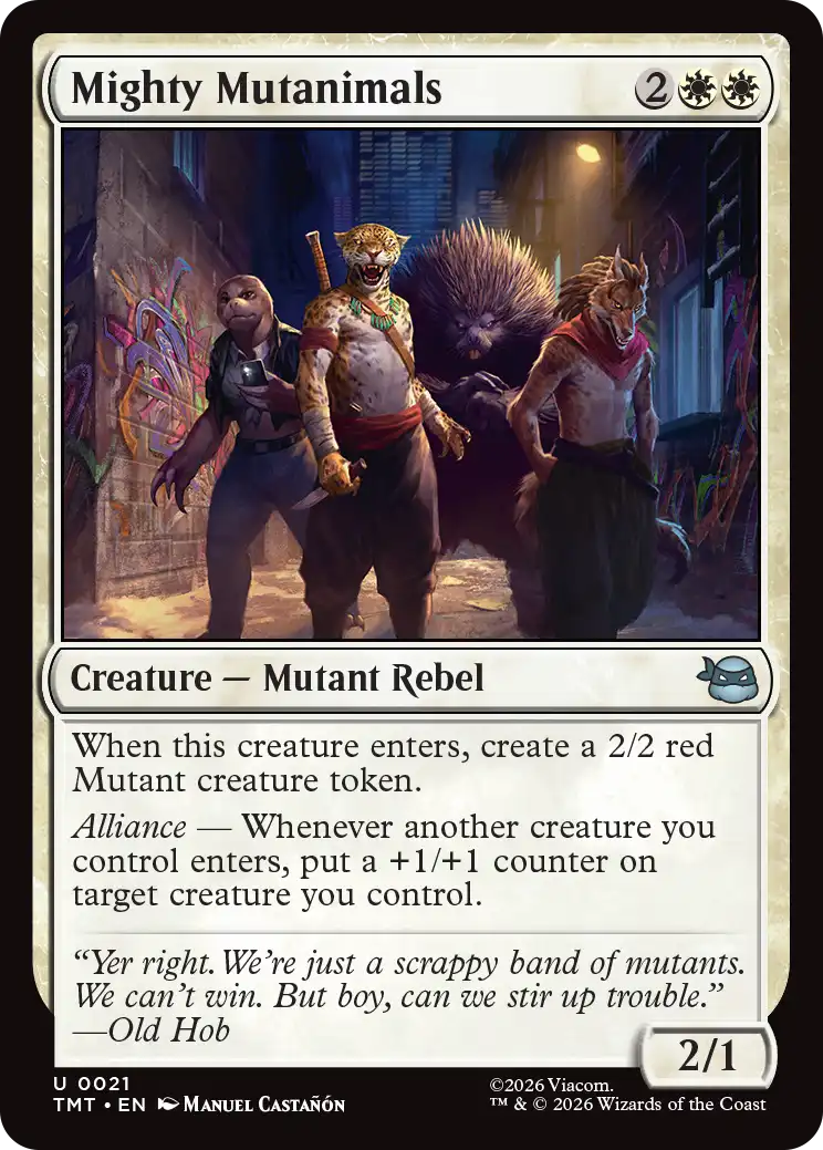 MTG Teenage Mutant Ninja Turtles 0021 Mighty Mutanimals